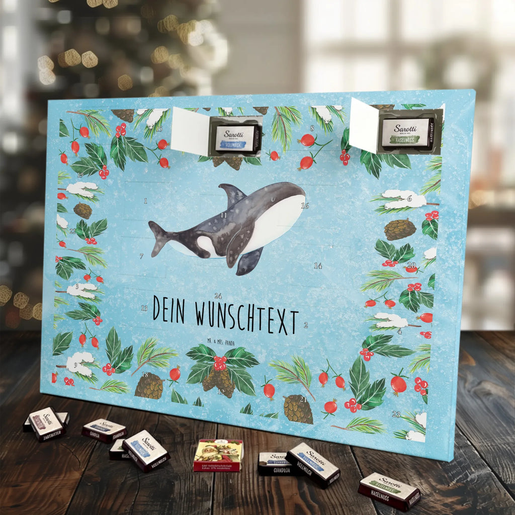 Adventskalender mit Namen Orca Personalisierter Adventskalender, Adventskalender mit Namen, Meer, Meerestiere, Urlaub, Arbeit, Startup, Selbstliebe, Killerwal, Orca, Büro, Orcas, Möglichkeiten, Motivation, Wal, Neustart