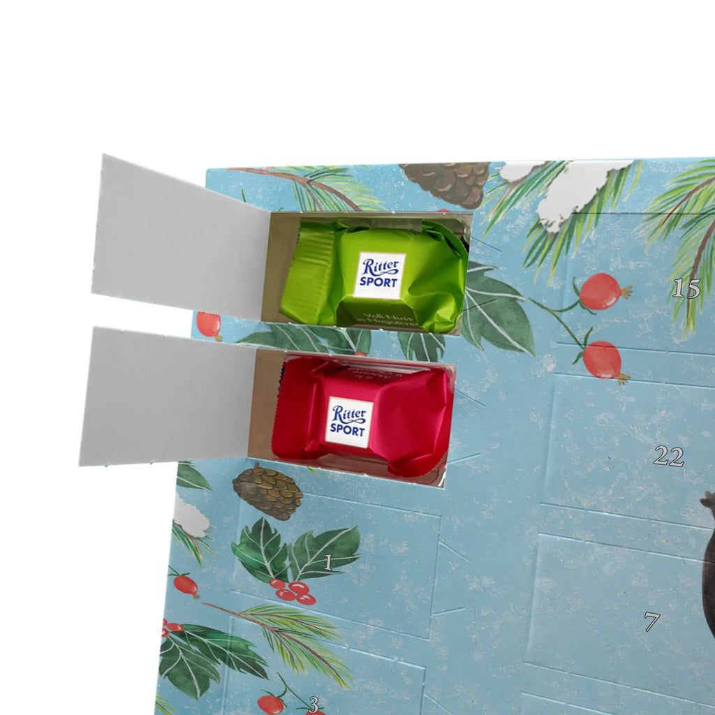 Adventskalender mit Namen Stinktier Handstand Adventskalender mit Namen, Personalisierter Adventskalender, Stinktier, Skunk, Stinki, Raubtier, Verpielt, Stinker, Wildtier, Spielplatz, Kind