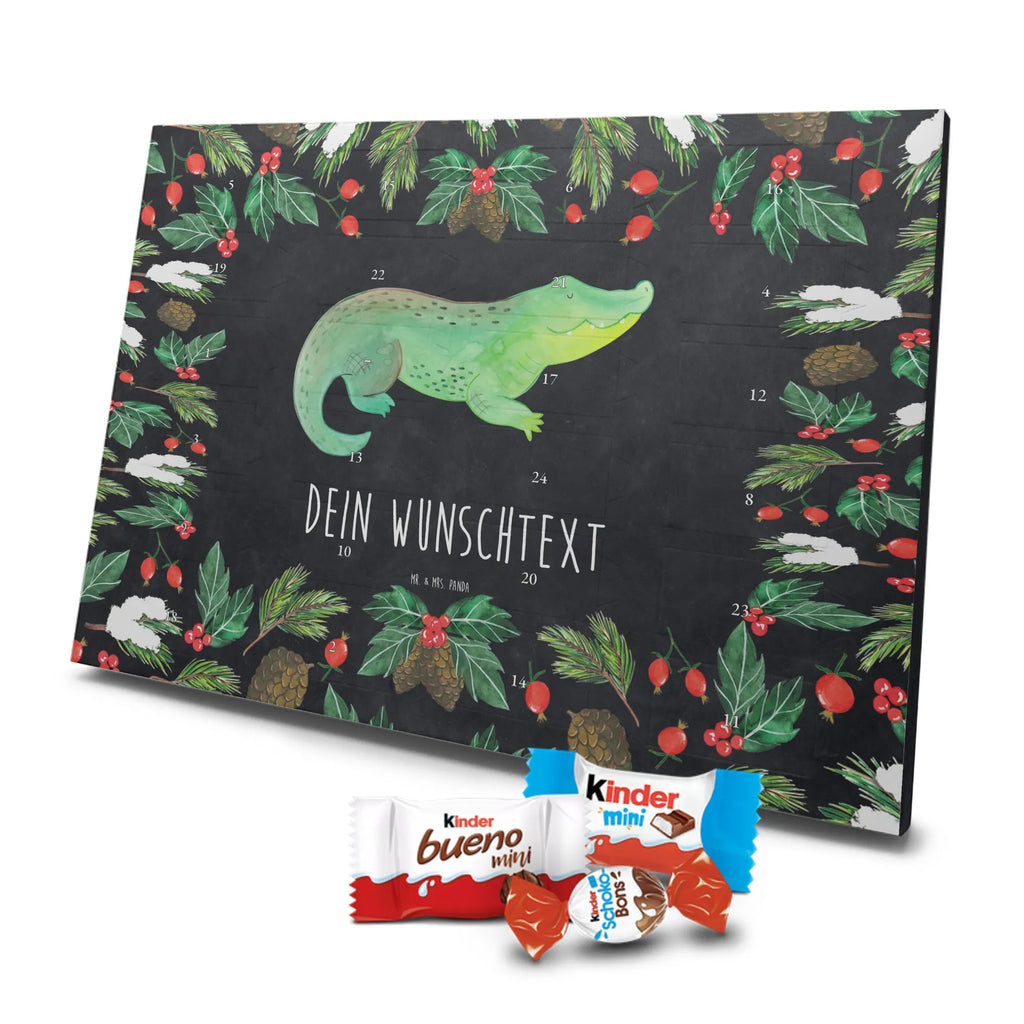 Personalisierter Schoko Adventskalender Krokodil Personalisierter Adventskalender, Adventskalender mit Namen, Meerestiere, Meer, Urlaub, Verrückt sein, Reiselust, Freundin, Spontan sein, Beste Freundin, Lieblingsmensch, Krokodil, Abenteuerlust, Krokodile