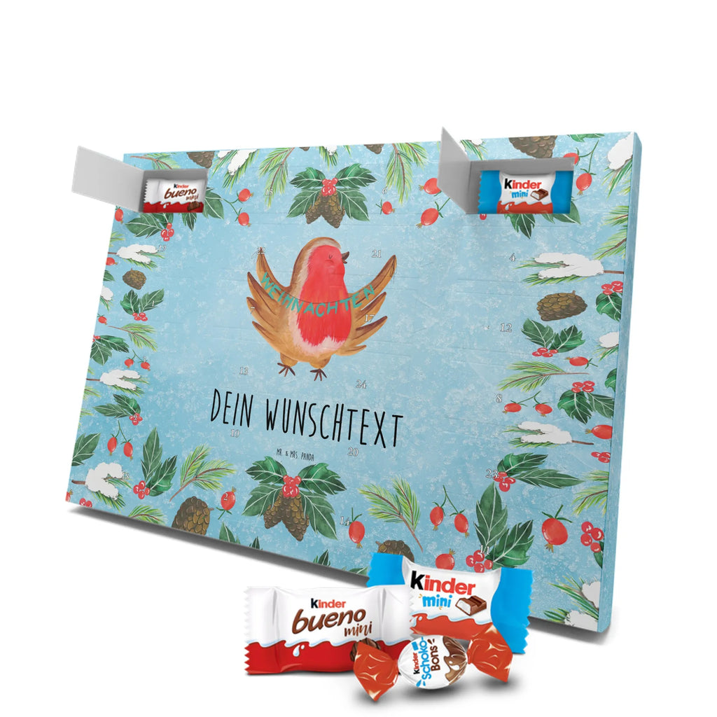 Personalisierter Schoko Adventskalender Rotkehlchen Weihnachten Personalisierter Adventskalender, Adventskalender mit Namen, Wintermotiv, Nikolaus, Weihnachten, Weihnachtsdeko, Winter, Advent, Heiligabend, Vogel, Frohe Weihnachten, Weihnachtsmotiv, Weihnachtsgruß, Xmas