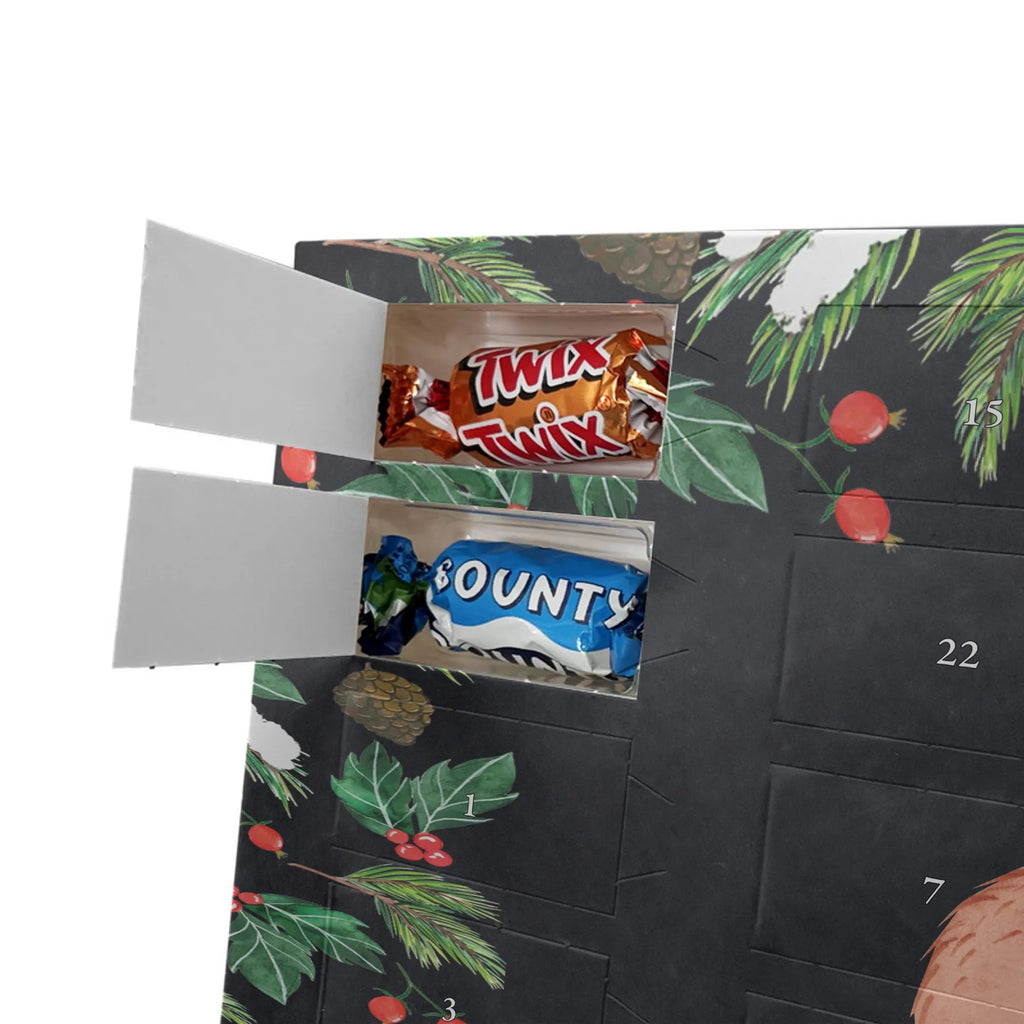 Adventskalender mit Namen Capybara Blume Adventskalender mit Namen, Personalisierter Adventskalender, Tiere, Tiermotive, Lustige Sprüche, Gute Laune, Capybara