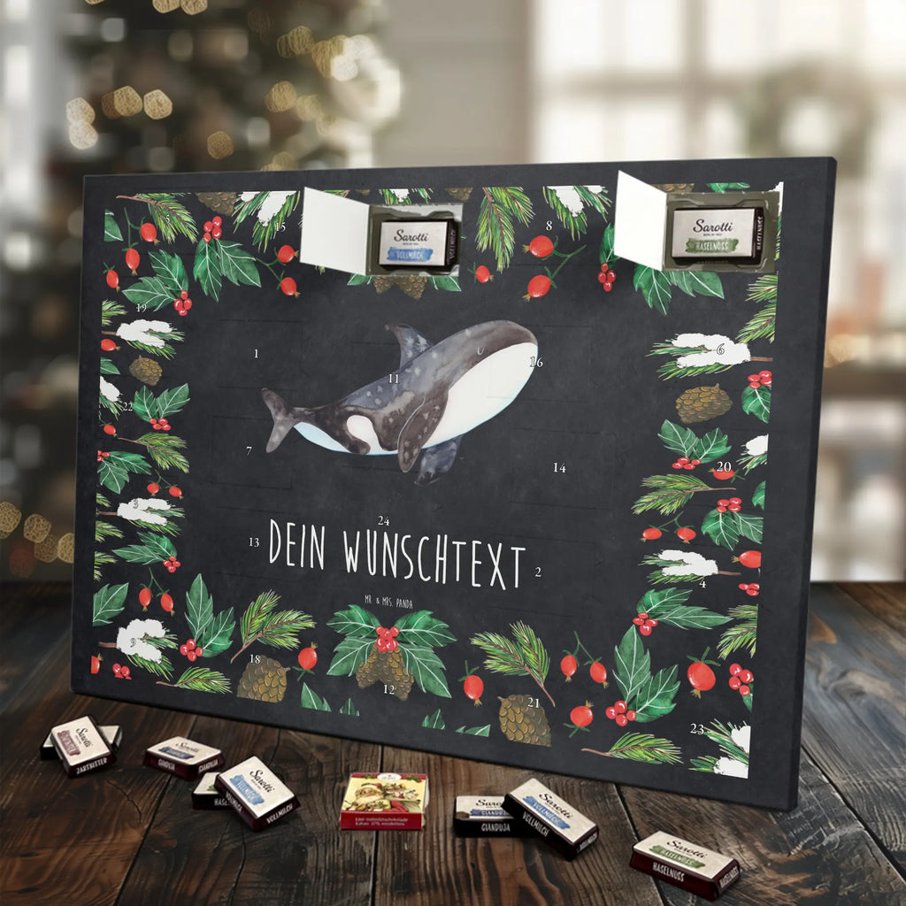 Adventskalender mit Namen Orca Personalisierter Adventskalender, Adventskalender mit Namen, Meer, Meerestiere, Urlaub, Arbeit, Startup, Selbstliebe, Killerwal, Orca, Büro, Orcas, Möglichkeiten, Motivation, Wal, Neustart