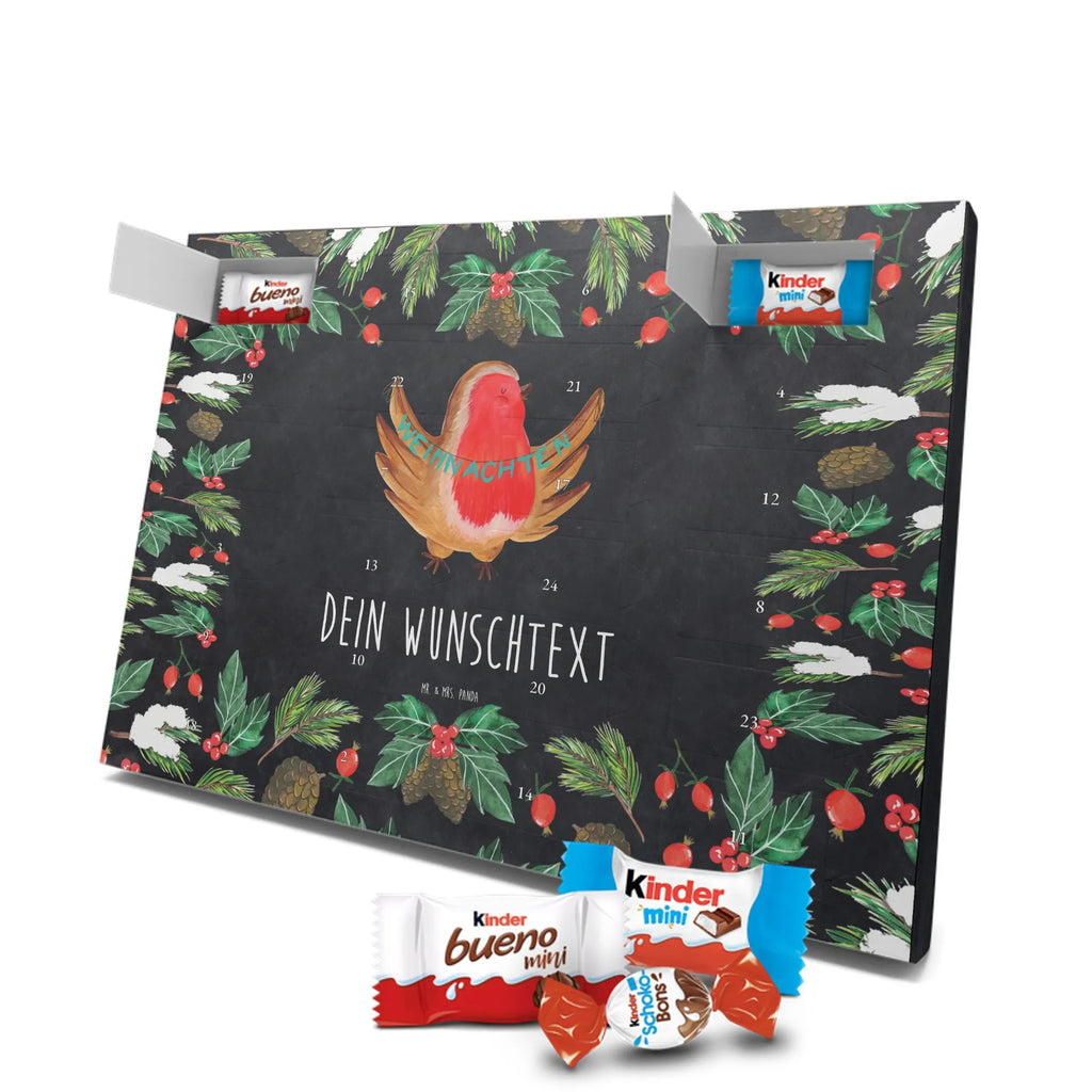 Personalisierter Schoko Adventskalender Rotkehlchen Weihnachten Personalisierter Adventskalender, Adventskalender mit Namen, Wintermotiv, Nikolaus, Weihnachten, Weihnachtsdeko, Winter, Advent, Heiligabend, Vogel, Frohe Weihnachten, Weihnachtsmotiv, Weihnachtsgruß, Xmas
