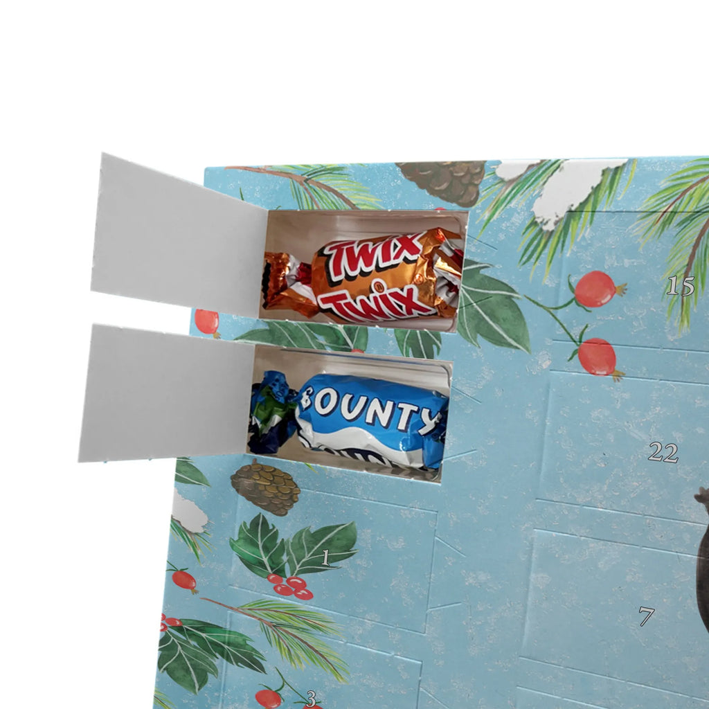 Adventskalender mit Namen Stinktier Handstand Adventskalender mit Namen, Personalisierter Adventskalender, Stinktier, Skunk, Stinki, Raubtier, Verpielt, Stinker, Wildtier, Spielplatz, Kind