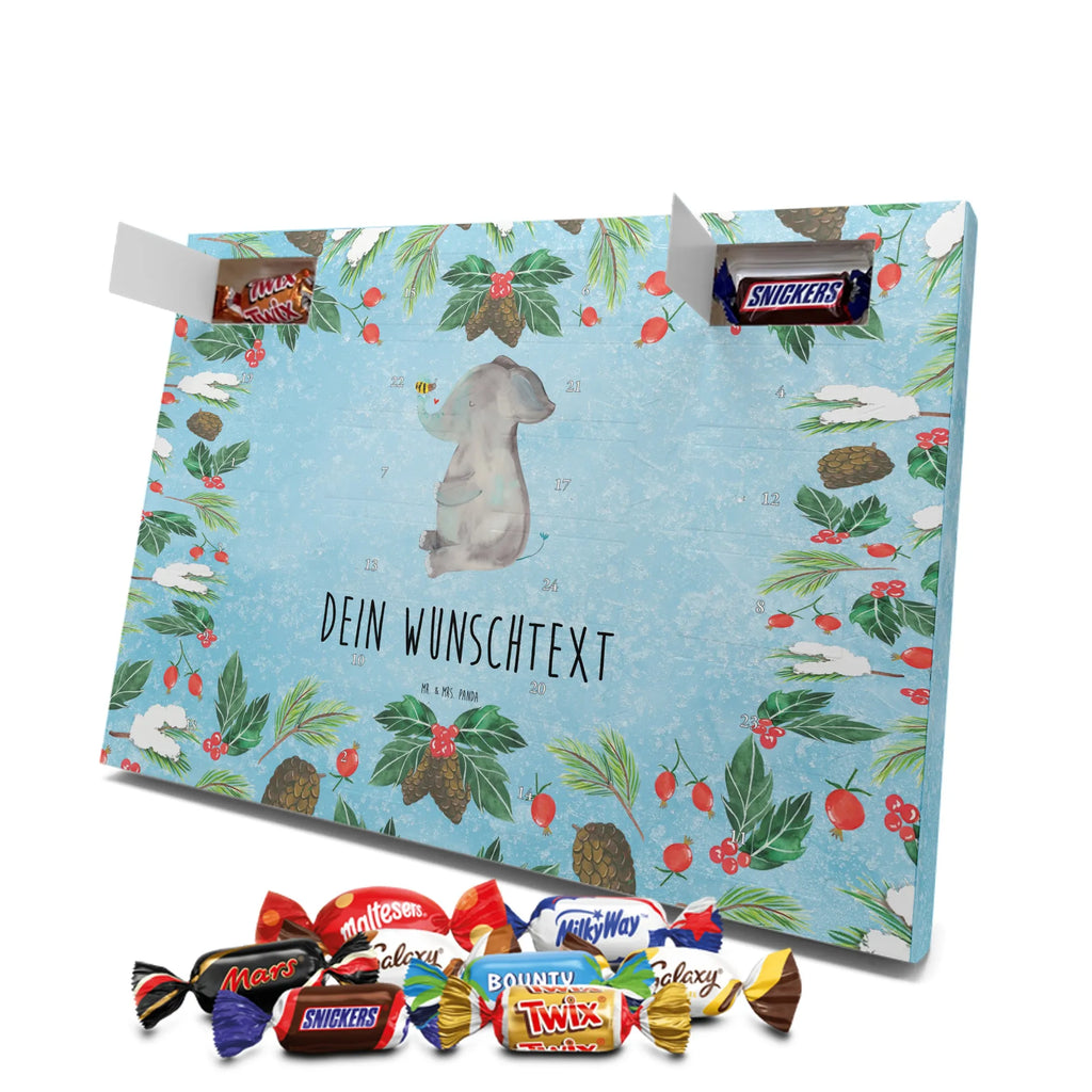 Adventskalender mit Namen Elefant Biene Adventskalender mit Namen, Personalisierter Adventskalender, Tiere, Tiermotive, Lustige Sprüche, Gute Laune, Liebesgeschenk, Jahrestag, Liebesbeweis, Hochzeitsgeschenk, Biene, Liebe, Liebesspruch, Heiratsantrag, Elefant