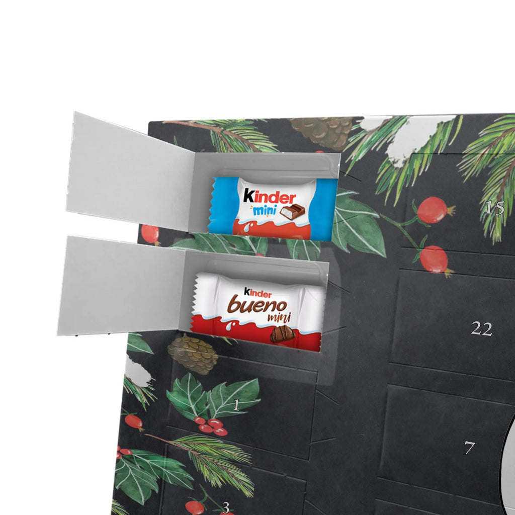  Panda Thank you Adventskalender mit Namen, Personalisierter Adventskalender