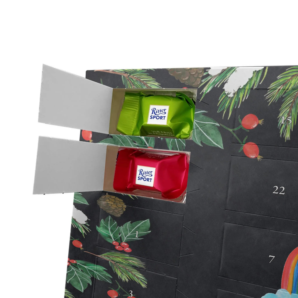 Personalisierter Schoko Adventskalender Einhorn Pupsen Adventskalender mit Namen, Personalisierter Adventskalender, Einhörner, Einhorn, Unicorn, Einhorn Deko, Freundin, Lustig, Erwachsenwerden, Regenbogen, Einhornpower, Glitzer, Pups, Spaß