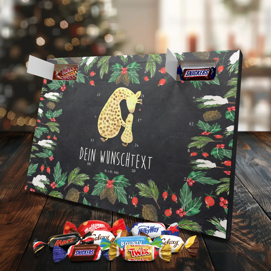 Adventskalender mit Namen Giraffe Kind Adventskalender mit Namen, Personalisierter Adventskalender, Wildtiere, Afrika, Mutter, Tochter, Mama, Lieblingsmensch, Giraffe, Sohn, Kind