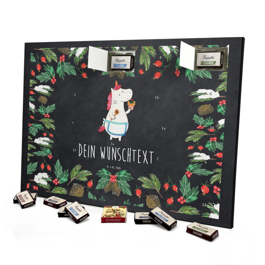Adventskalender mit Namen Einhorn Küche Personalisierter Adventskalender, Adventskalender mit Namen, Einhörner, Unicorn, Einhorn Deko, Einhorn, Backen, Koch, Bäckerin, Träumen, Kuchen, Hobbykoch, Motivation, Torte, Träumer, Muffin
