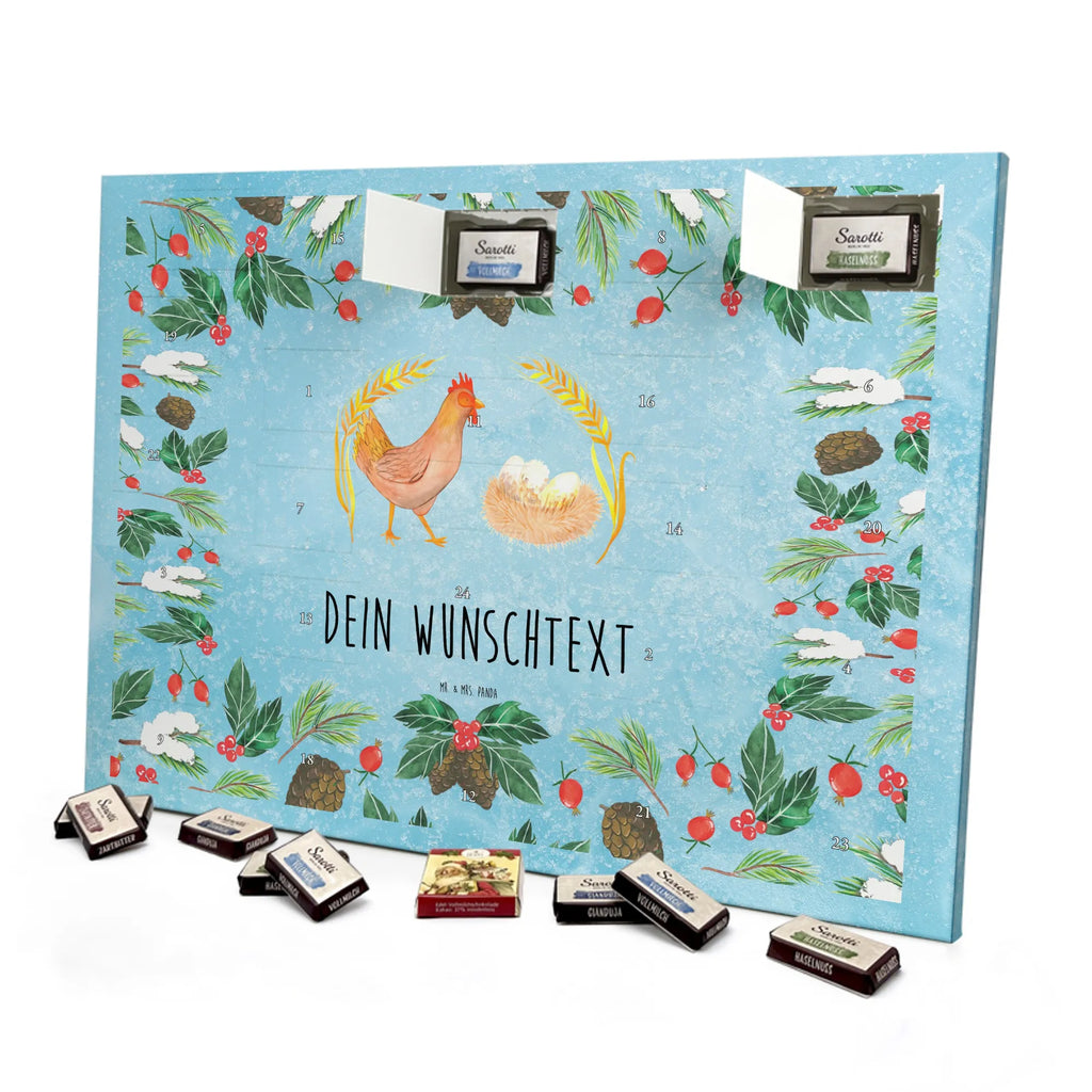 Personalisierter Schoko Adventskalender Huhn Stolz Personalisierter Adventskalender, Adventskalender mit Namen, Hoftiere, Landwirtin, Landwirt, Bauernhof, Hühner, Hof, Eier, Henne, Geburt, Magie, Schwangerschaft, Motivation, Hahn, Spruch, Landleben
