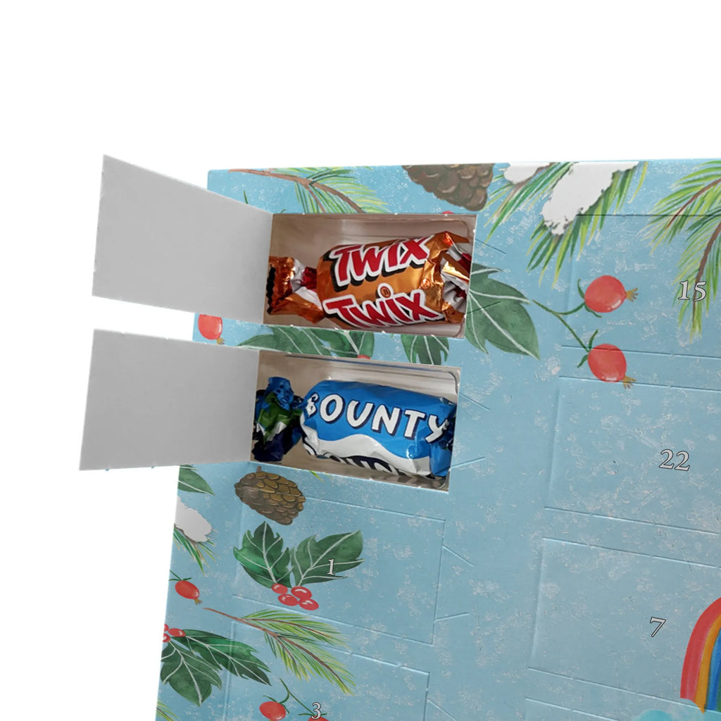 Personalisierter Schoko Adventskalender Einhorn Pupsen Adventskalender mit Namen, Personalisierter Adventskalender, Einhörner, Einhorn, Unicorn, Einhorn Deko, Freundin, Lustig, Erwachsenwerden, Regenbogen, Einhornpower, Glitzer, Pups, Spaß