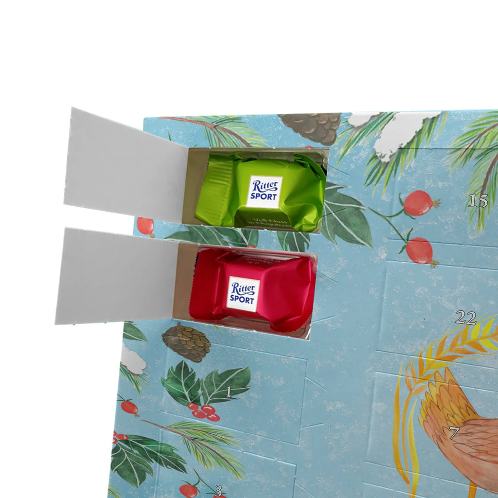 Personalisierter Schoko Adventskalender Huhn Stolz Personalisierter Adventskalender, Adventskalender mit Namen, Hoftiere, Landwirtin, Landwirt, Bauernhof, Hühner, Hof, Eier, Henne, Geburt, Magie, Schwangerschaft, Motivation, Hahn, Spruch, Landleben