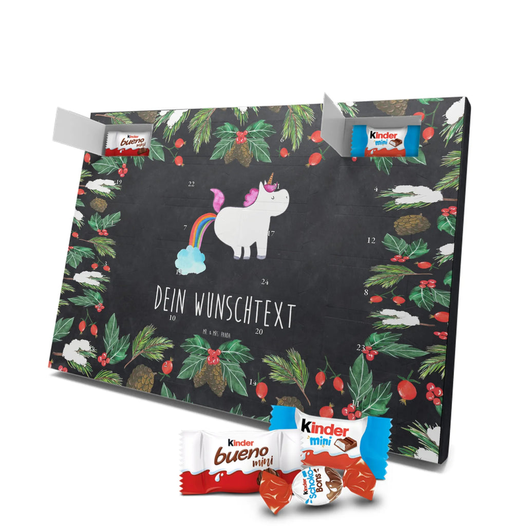 Personalisierter Schoko Adventskalender Einhorn Pupsen Adventskalender mit Namen, Personalisierter Adventskalender, Einhörner, Einhorn, Unicorn, Einhorn Deko, Freundin, Lustig, Erwachsenwerden, Regenbogen, Einhornpower, Glitzer, Pups, Spaß