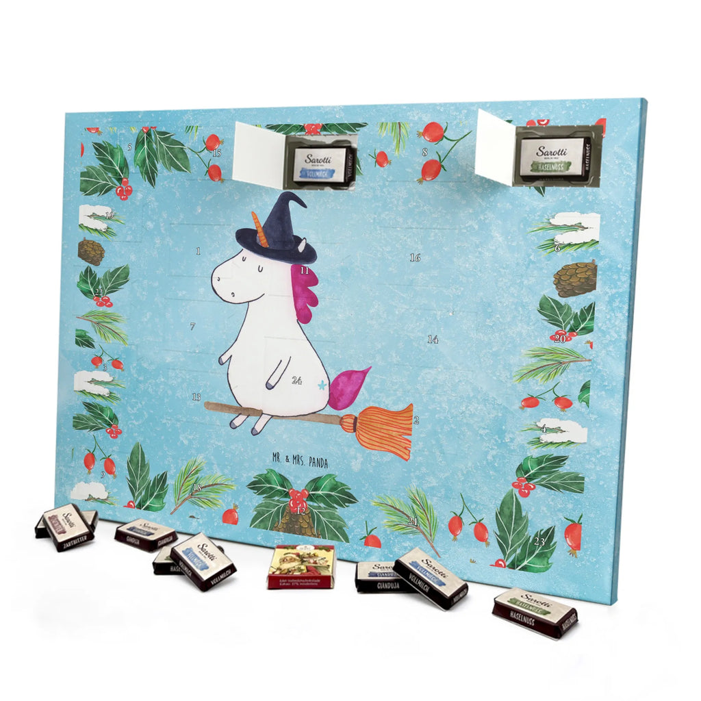 Chocolate advent calendar unicorn Witch bad girl, mad, witch, wife gift, girlfriend present, devil, bitch