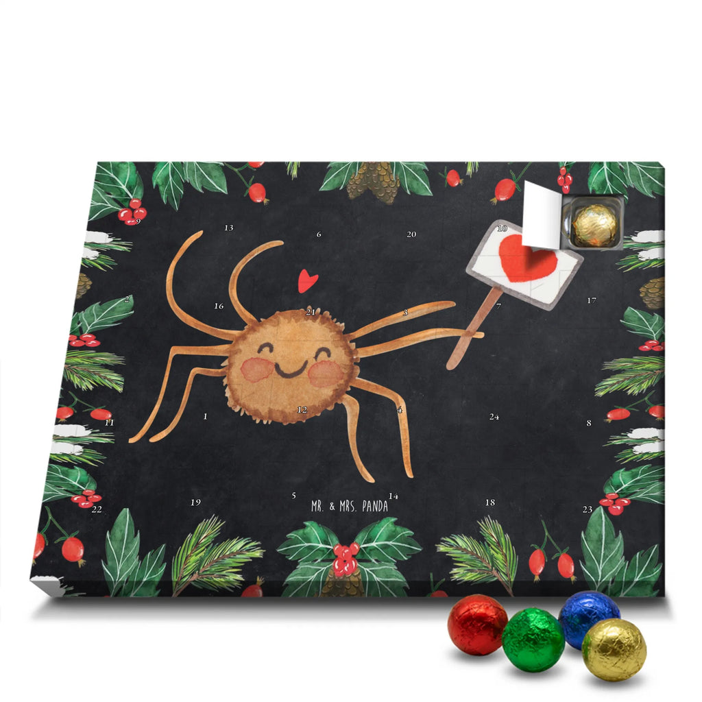 Chocolate advent calendar Spider Agatha Motivation Spider, Spider Agathe