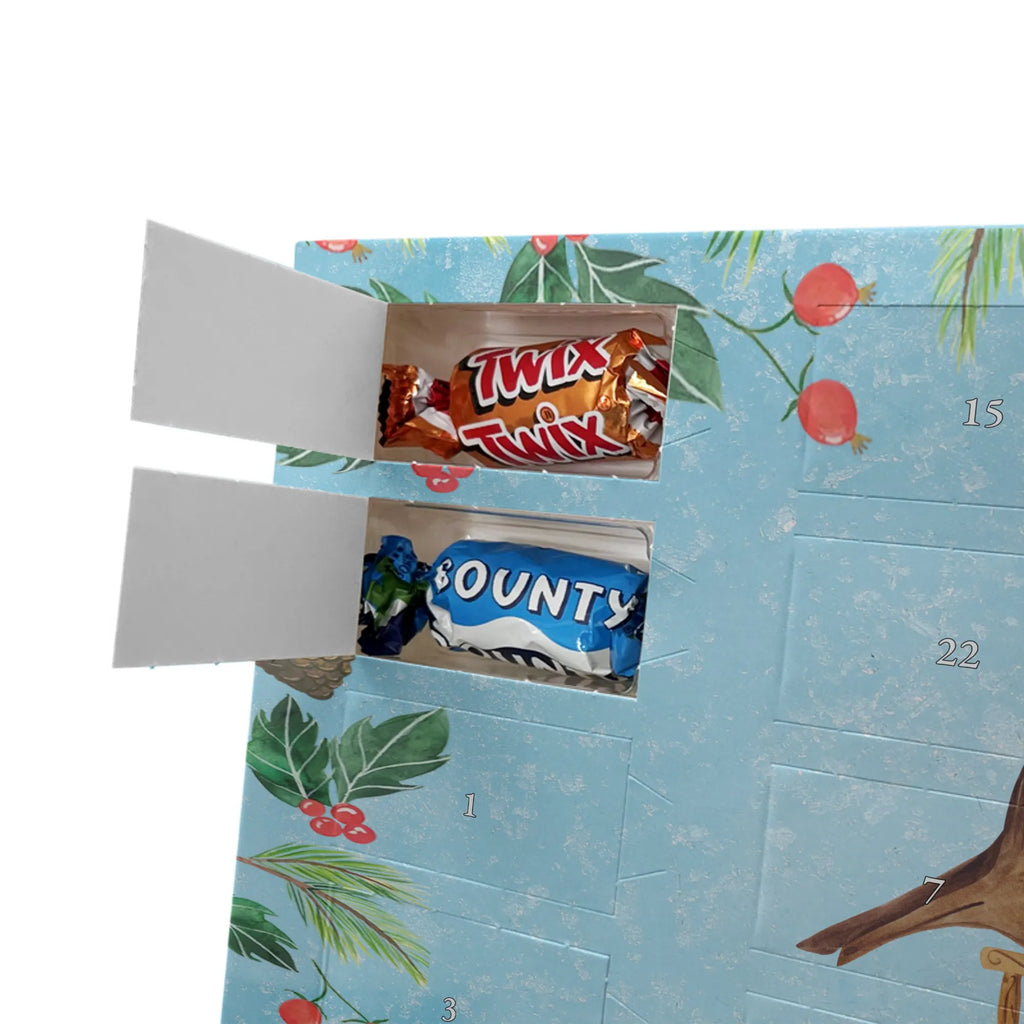 Chocolate advent calendar robin Sleds Christmas time, snow, bird, sleigh