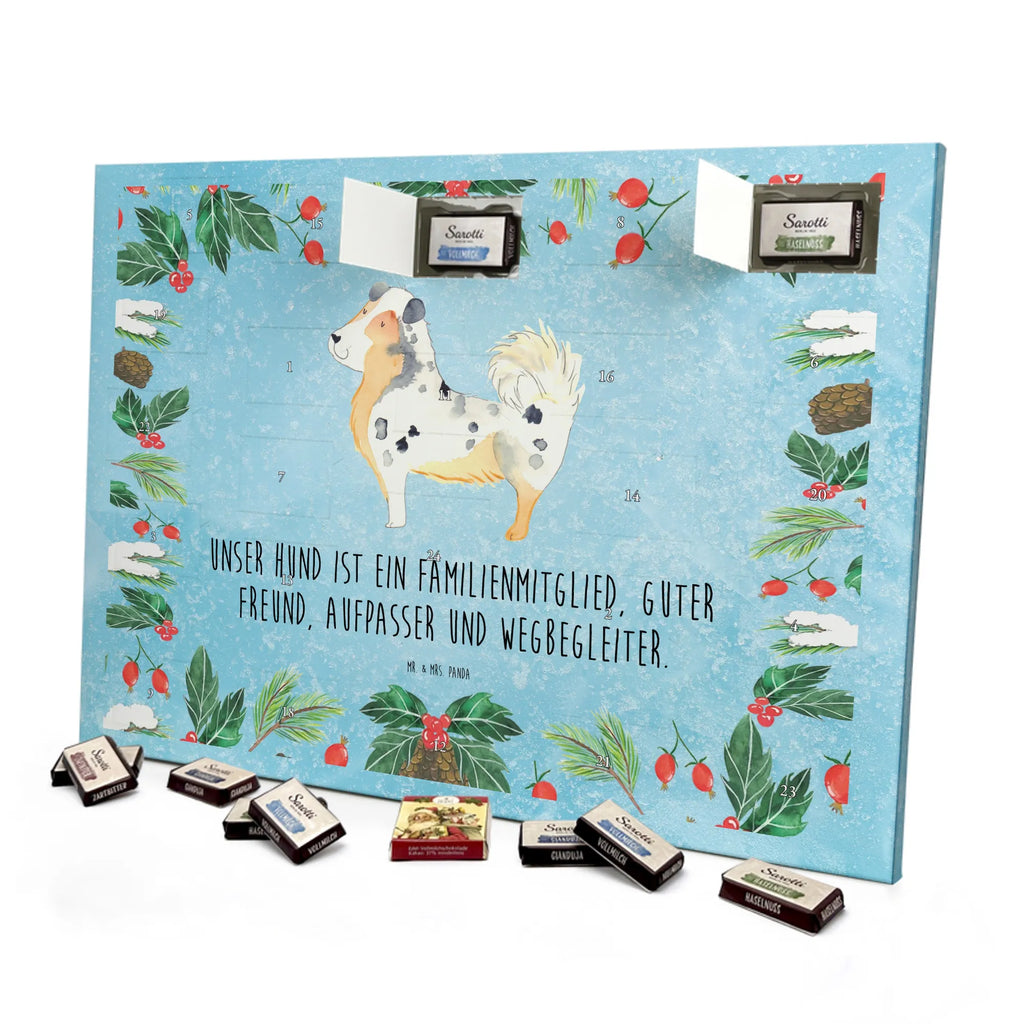 Chocolate advent calendar Dog Australia Shepherd mutt, dog sayings, love dogs, dog mama, funny gifts for dog owners, woof, what do you give a dog lover, dog breed, Christmas gifts for dogs, gifts for dogs, bag with dog print, love for dogs, hound, dog decorative items, Dog love, Australia Shepherd, Family dog, Saying, Sayings