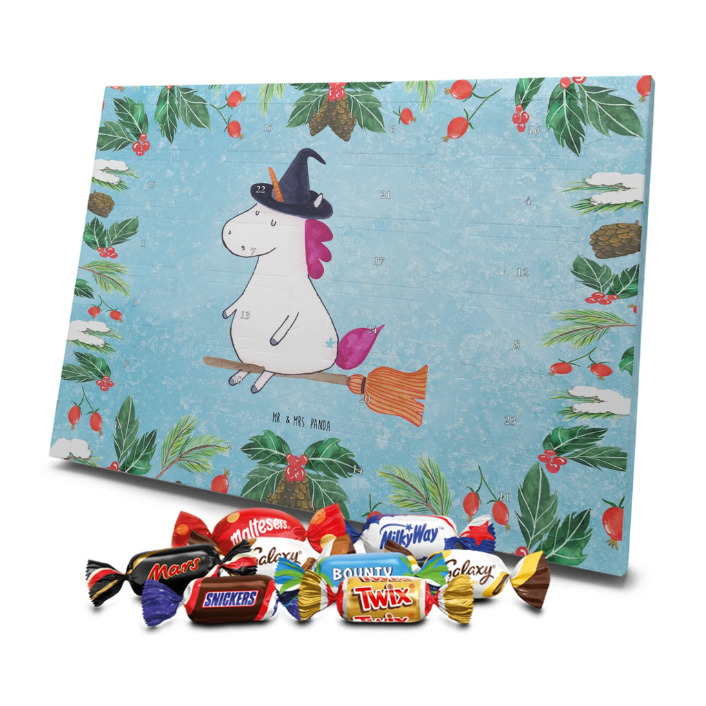 Chocolate advent calendar unicorn Witch bad girl, mad, witch, wife gift, girlfriend present, devil, bitch
