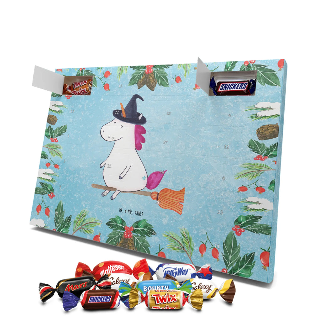 Chocolate advent calendar unicorn Witch bad girl, mad, witch, wife gift, girlfriend present, devil, bitch