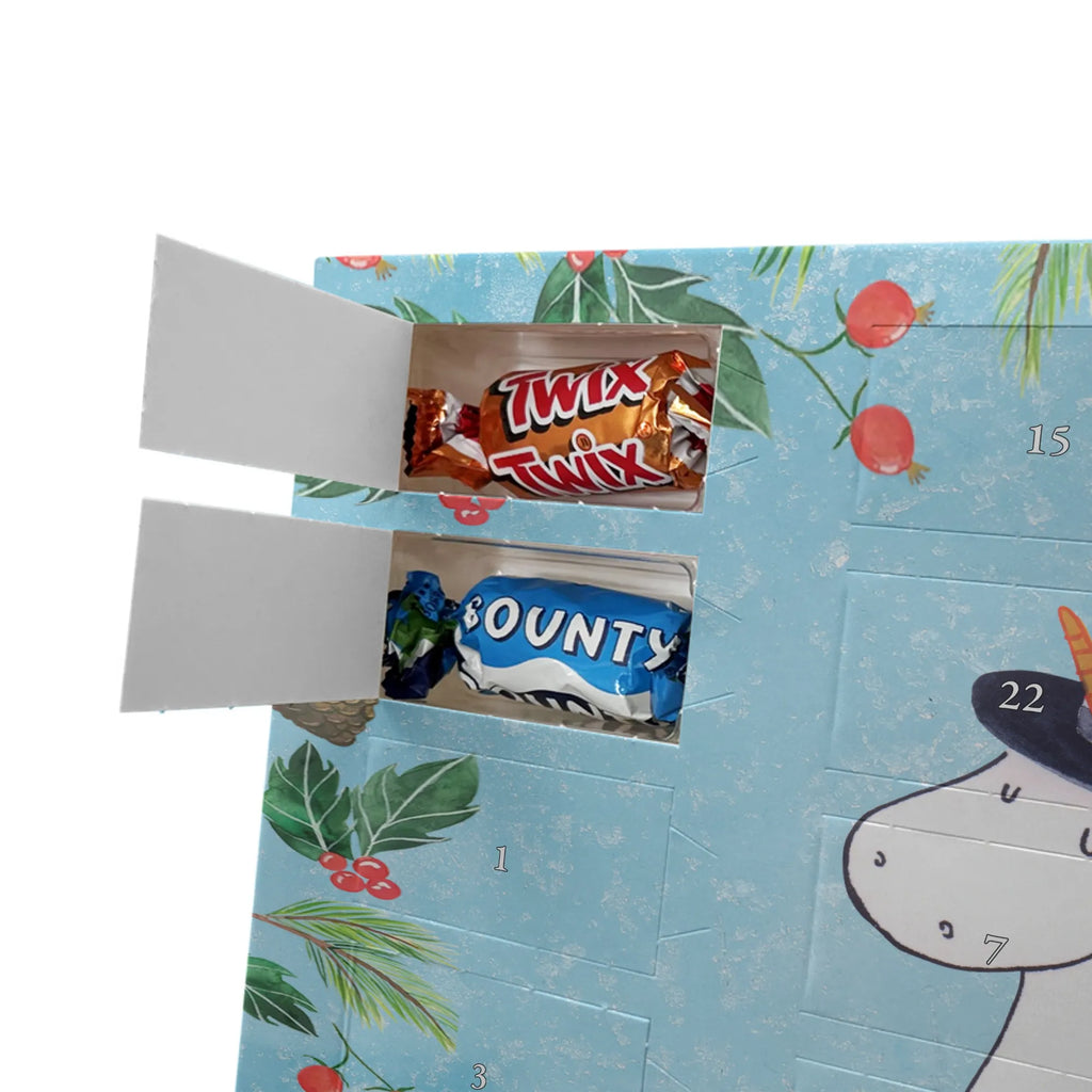 Chocolate advent calendar unicorn Witch bad girl, mad, witch, wife gift, girlfriend present, devil, bitch