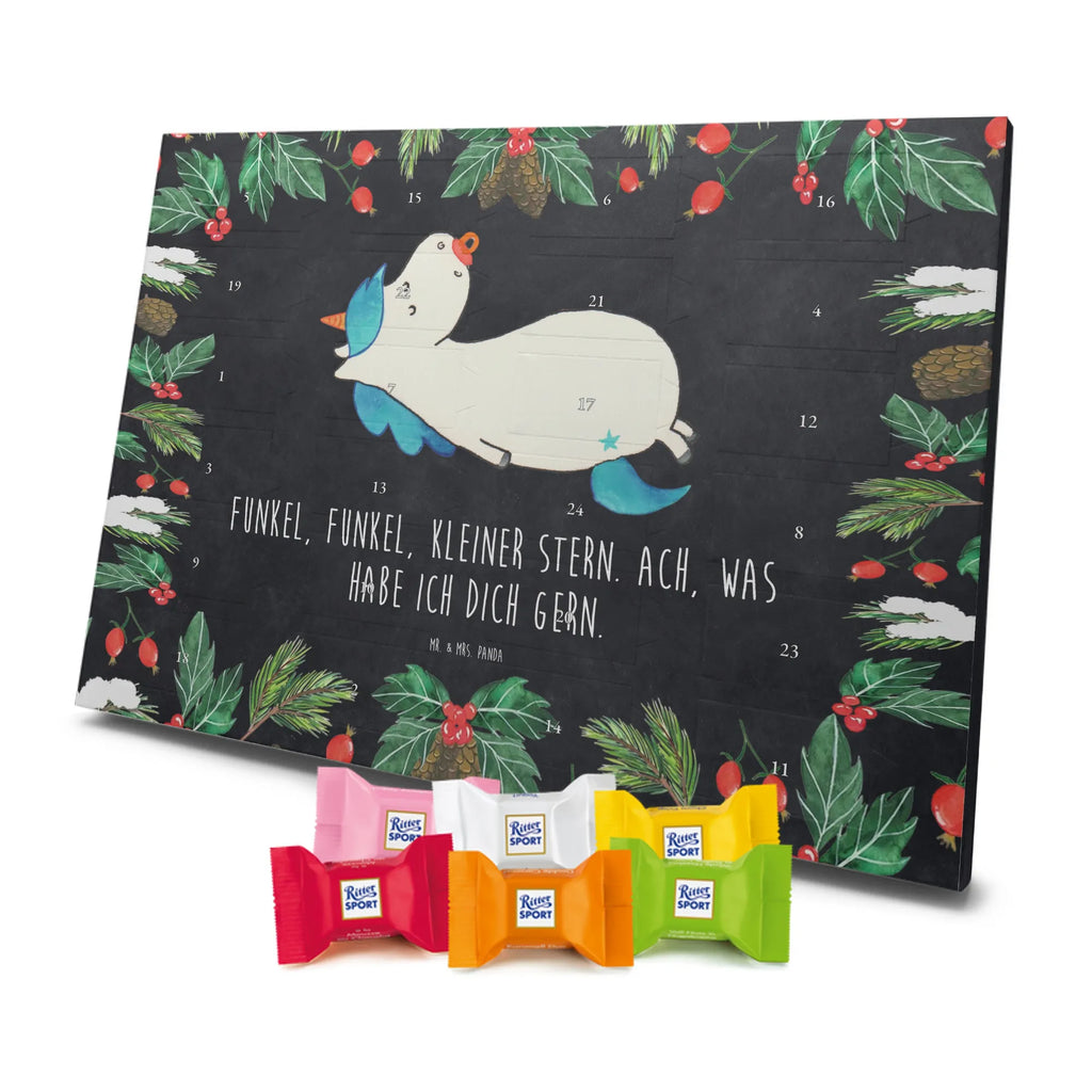 Chocolate advent calendar unicorn dummy birth present, birth gift, mother, gift birth, toddler, infant, pacifier