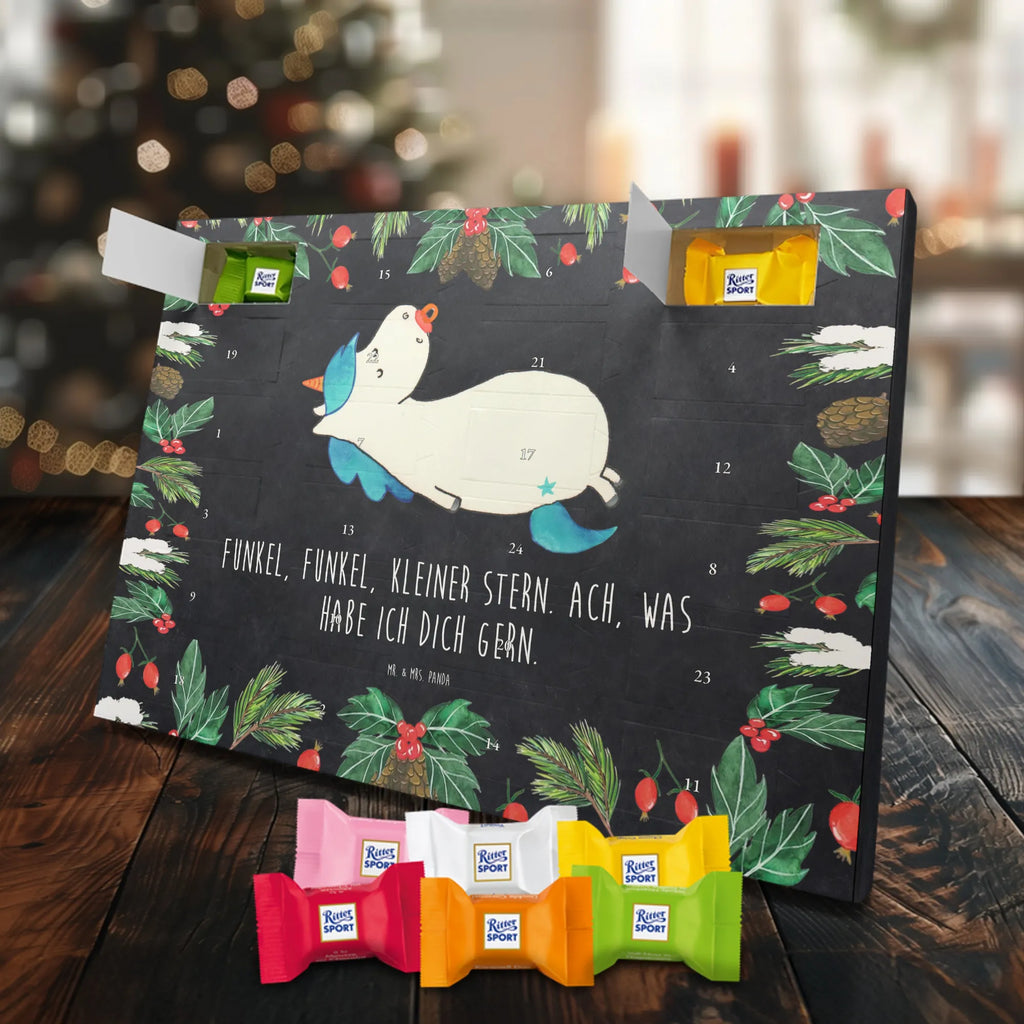 Chocolate advent calendar unicorn dummy birth present, birth gift, mother, gift birth, toddler, infant, pacifier