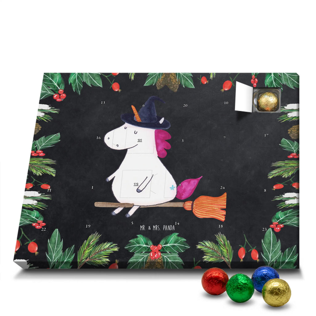Chocolate advent calendar unicorn Witch bad girl, mad, witch, wife gift, girlfriend present, devil, bitch