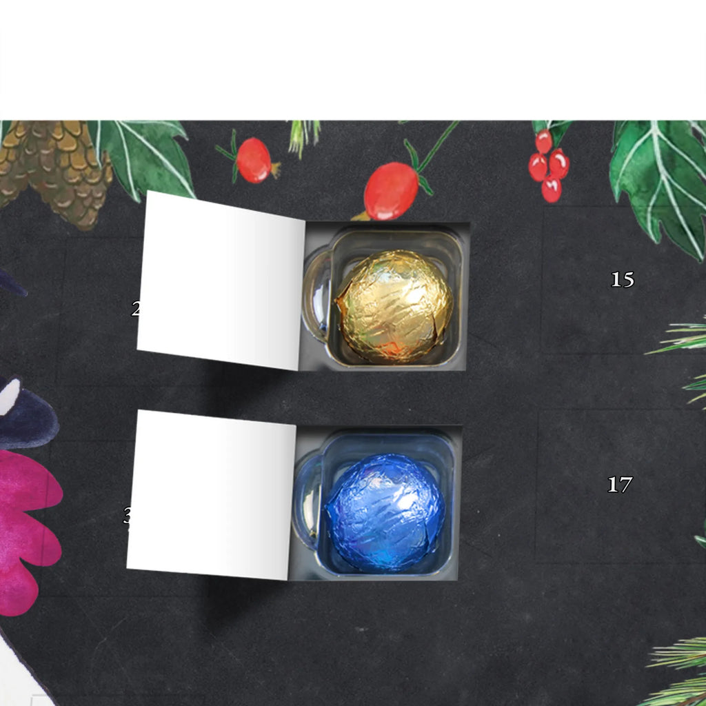 Chocolate advent calendar unicorn Witch bad girl, mad, witch, wife gift, girlfriend present, devil, bitch