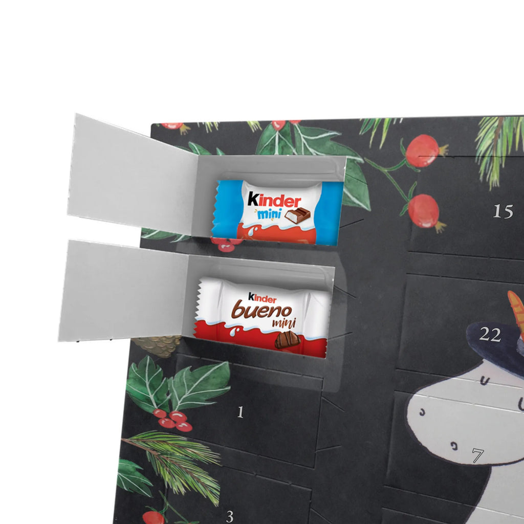 Chocolate advent calendar unicorn Witch bad girl, mad, witch, wife gift, girlfriend present, devil, bitch