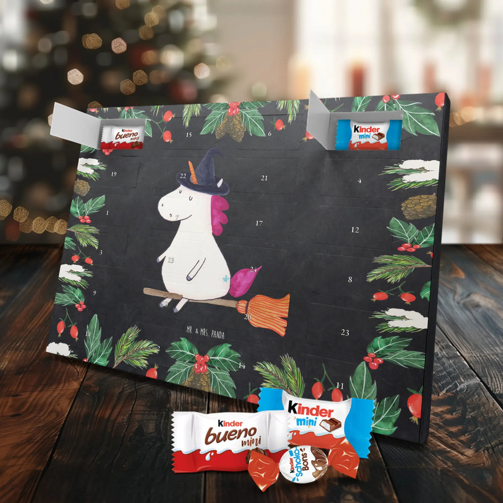 Chocolate advent calendar unicorn Witch bad girl, mad, witch, wife gift, girlfriend present, devil, bitch