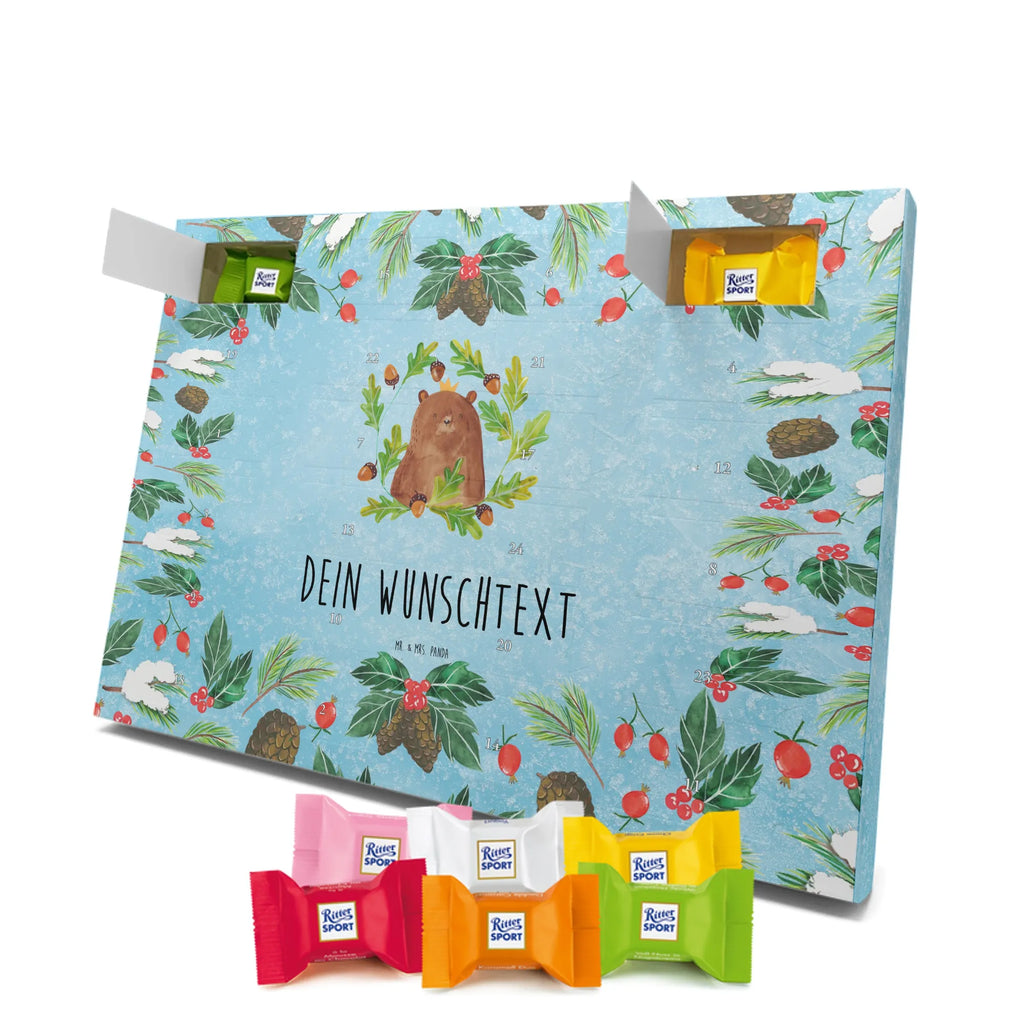 Personalisierter Schoko Adventskalender Bär König Adventskalender mit Namen, Personalisierter Adventskalender, Teddy, Bär, Teddybär, Vater, Papa, Papa Bär, Papi, Dad, Bester Papa, Vatertag, Bester Vater, Weltbester Papa, Daddy