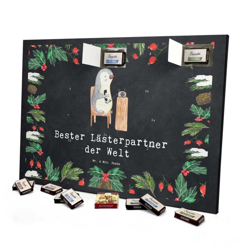 Chocolate advent calendar penguin Best blasphemous partner in the world gift, birthday, gift idea, birthday present, giving, thank you, for, make you happy, gift tip, fun, Blasphemer partner, friend, blaspheme, blasphemer sister, Lester partner, best friend