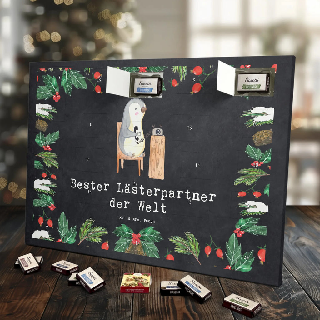 Chocolate advent calendar penguin Best blasphemous partner in the world gift, birthday, gift idea, birthday present, giving, thank you, for, make you happy, gift tip, fun, Blasphemer partner, friend, blaspheme, blasphemer sister, Lester partner, best friend