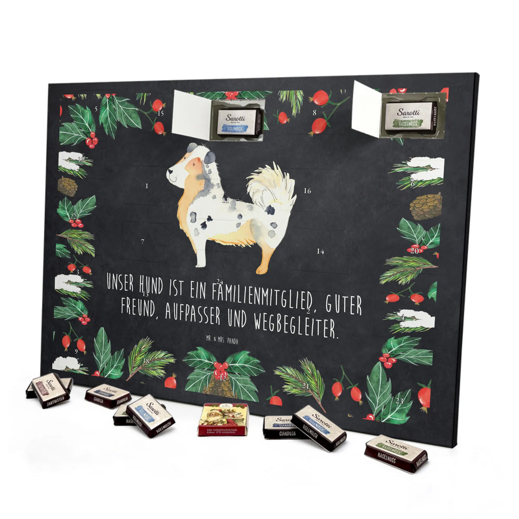 Chocolate advent calendar Dog Australia Shepherd mutt, dog sayings, love dogs, dog mama, funny gifts for dog owners, woof, what do you give a dog lover, dog breed, Christmas gifts for dogs, gifts for dogs, bag with dog print, love for dogs, hound, dog decorative items, Dog love, Australia Shepherd, Family dog, Saying, Sayings