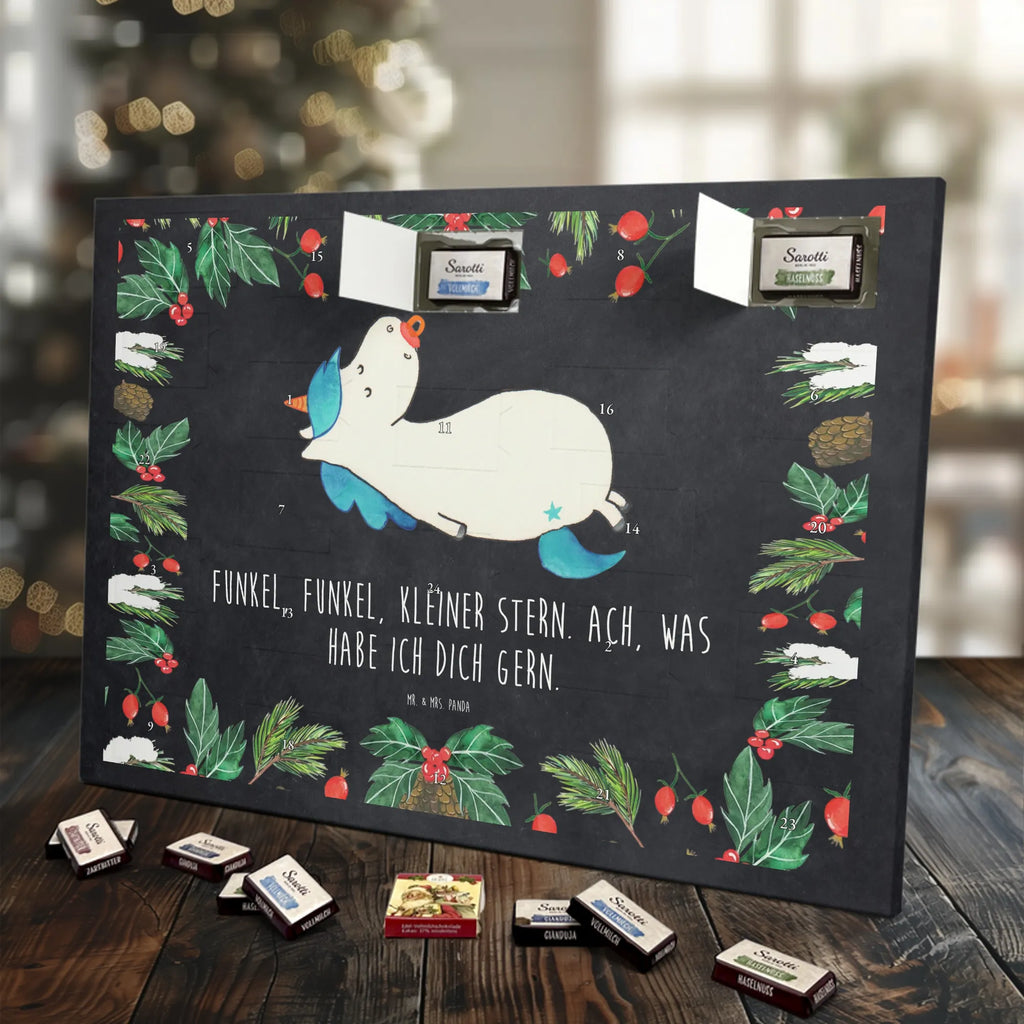 Chocolate advent calendar unicorn dummy birth present, birth gift, mother, gift birth, toddler, infant, pacifier