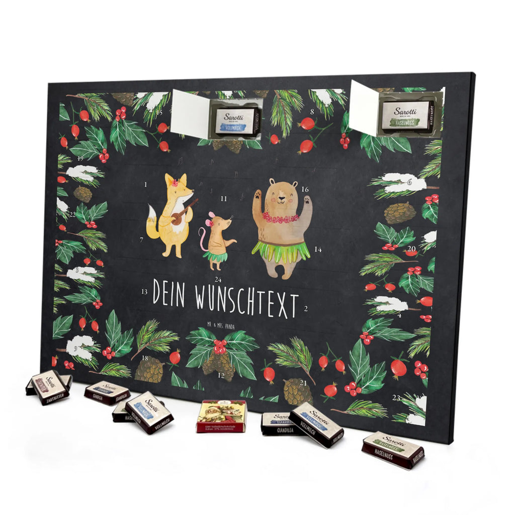  forest animals Aloha card, gift ideas, gifts, animal lover, special gifts, cute animal motives, hand drawn, small animals, good mood, cute, funny sayings, forest animals, music, forest, rabbit, dancing, laughter