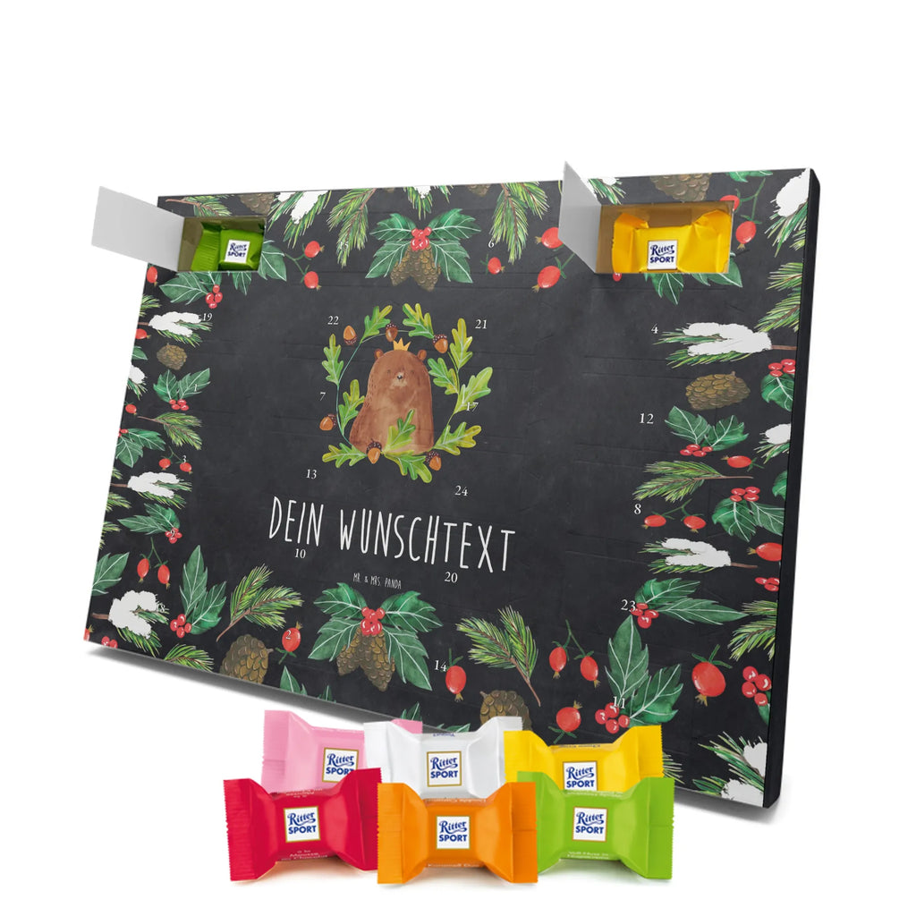Personalisierter Schoko Adventskalender Bär König Adventskalender mit Namen, Personalisierter Adventskalender, Teddy, Bär, Teddybär, Vater, Papa, Papa Bär, Papi, Dad, Bester Papa, Vatertag, Bester Vater, Weltbester Papa, Daddy