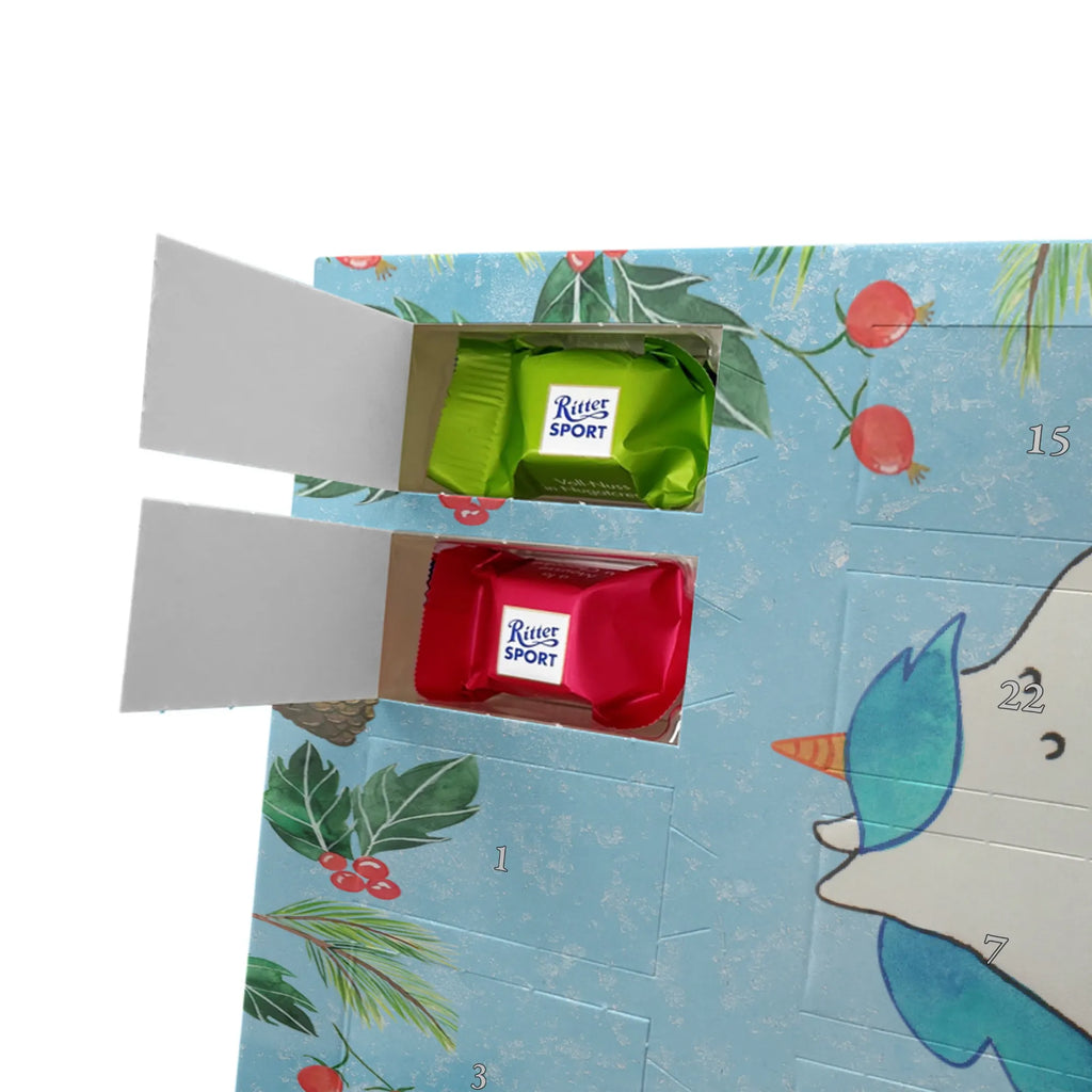 Chocolate advent calendar unicorn dummy birth present, birth gift, mother, gift birth, toddler, infant, pacifier