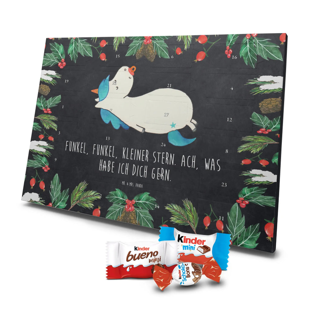 Chocolate advent calendar unicorn dummy birth present, birth gift, mother, gift birth, toddler, infant, pacifier