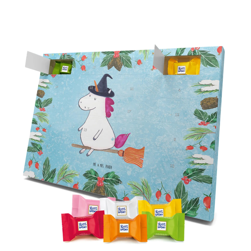 Chocolate advent calendar unicorn Witch bad girl, mad, witch, wife gift, girlfriend present, devil, bitch