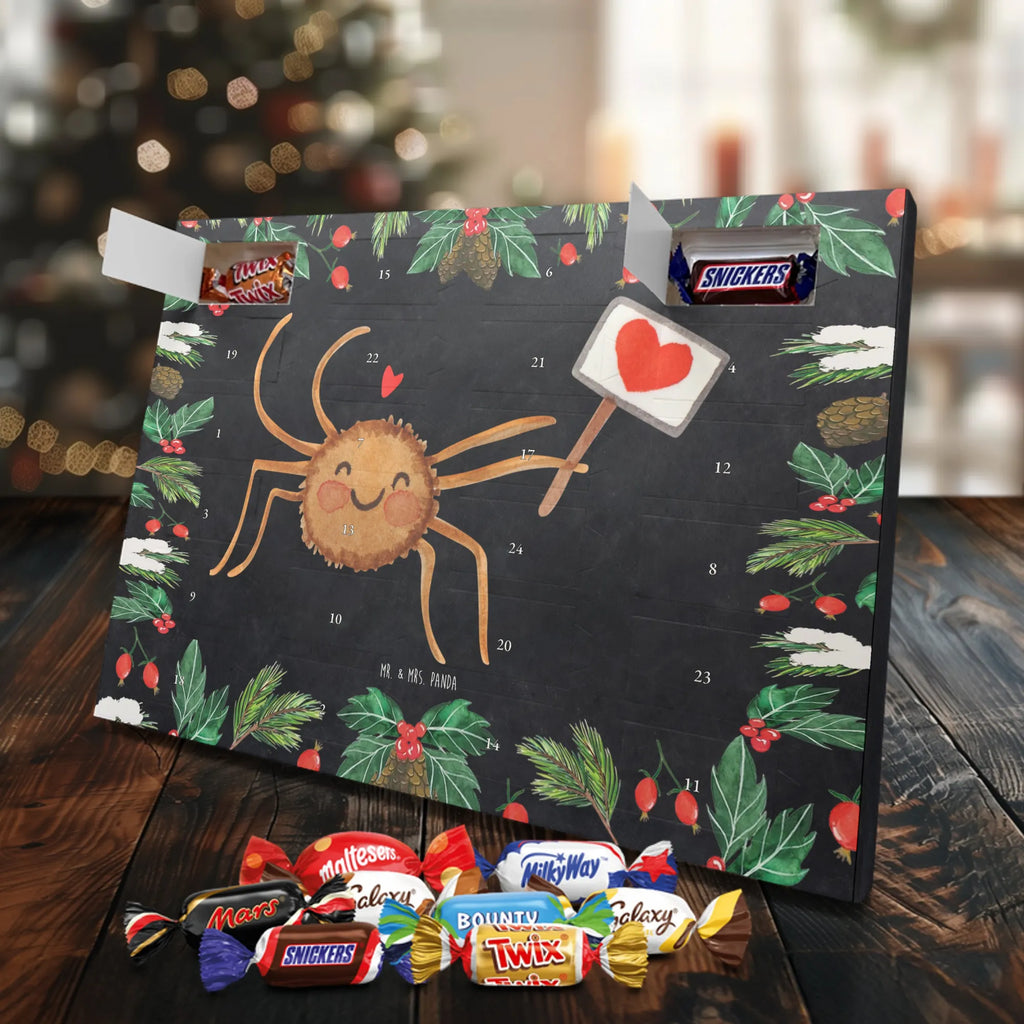 Chocolate advent calendar Spider Agatha Motivation Spider, Spider Agathe