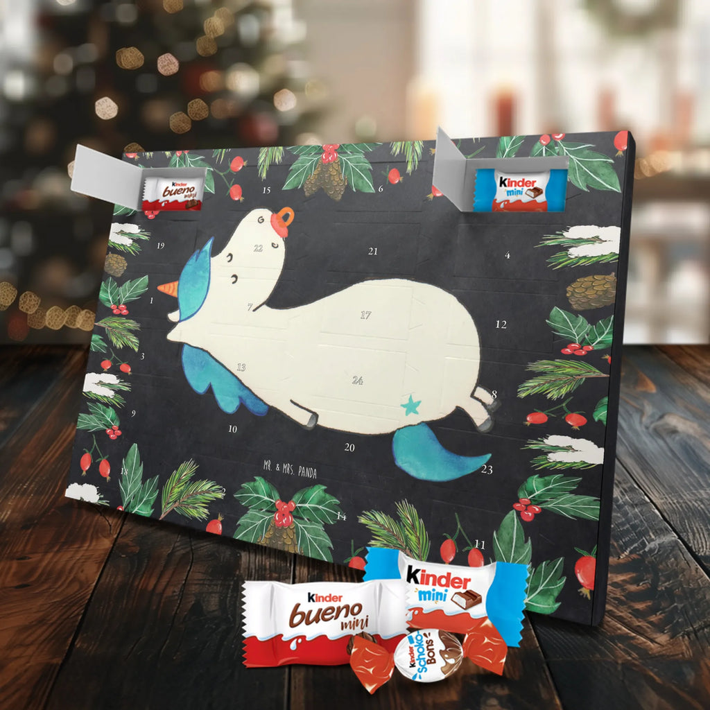 Chocolate advent calendar unicorn dummy birth present, birth gift, mother, gift birth, toddler, infant, pacifier