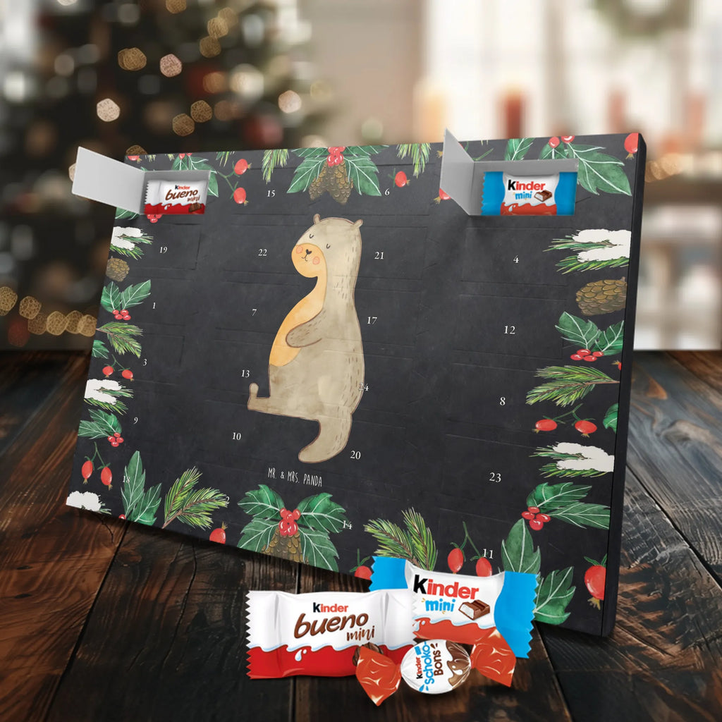 Chocolate advent calendar otter Belly mammal, predator, gifts for people in love, gift ideas for animal lovers, animal, aquatic animal, marten, otter gifts, water mammal, water, water animal, sea otter, animal lover, European otter, baby otter, Otter Sea Otter Lake Otter