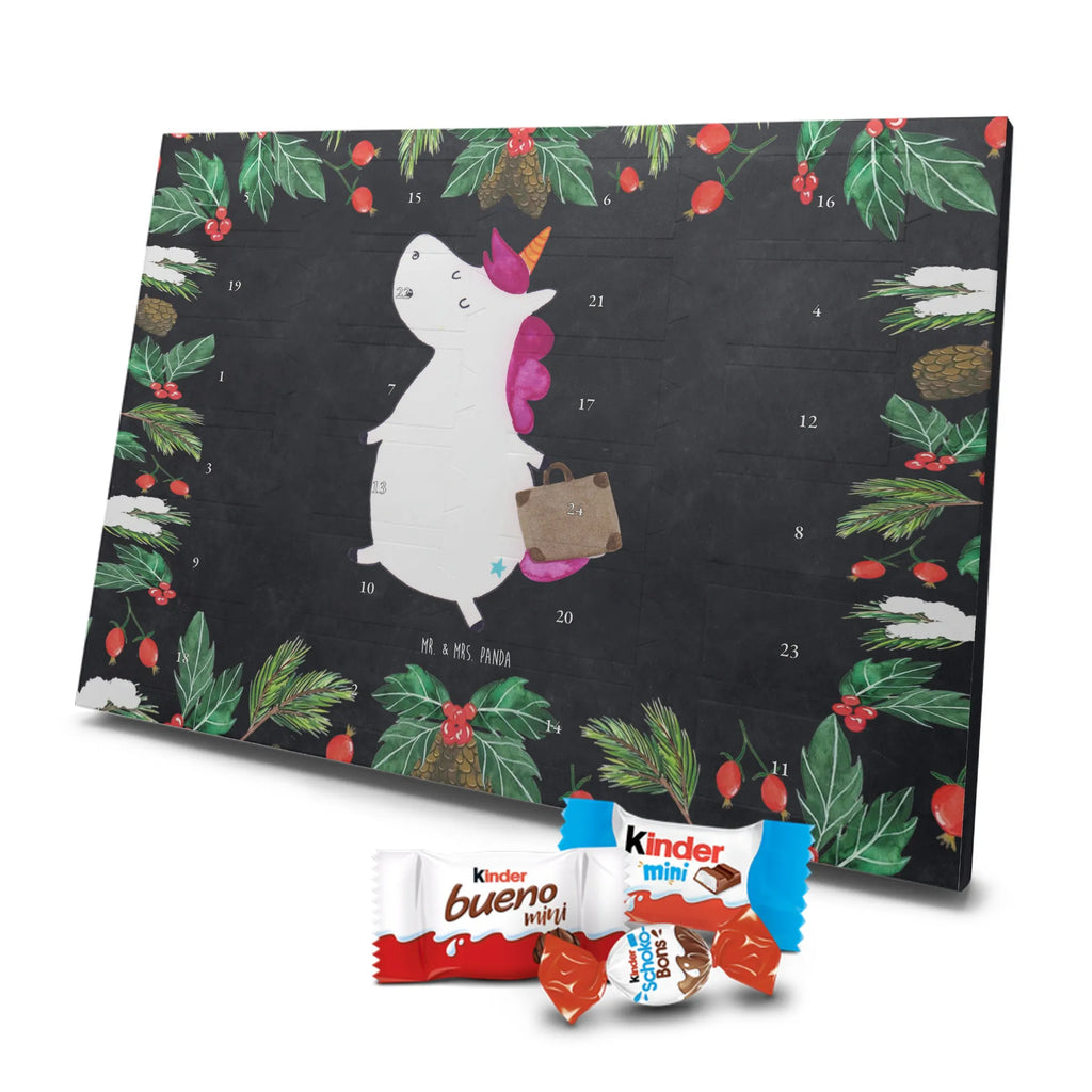 Chocolate advent calendar unicorn Suitcase travel, adventure, suitcase, holiday present, luggage, traveler gift