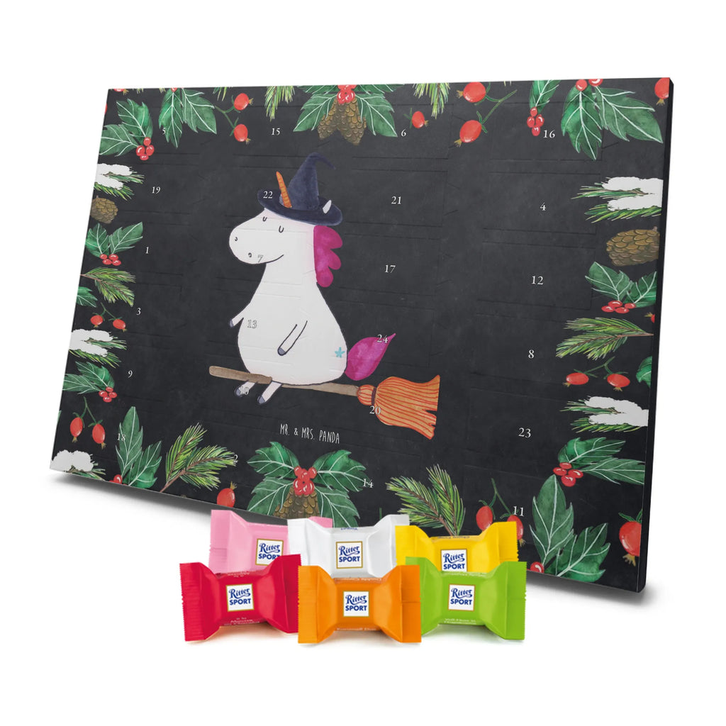 Chocolate advent calendar unicorn Witch bad girl, mad, witch, wife gift, girlfriend present, devil, bitch