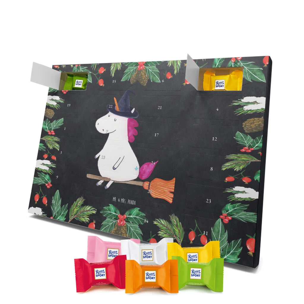 Chocolate advent calendar unicorn Witch bad girl, mad, witch, wife gift, girlfriend present, devil, bitch
