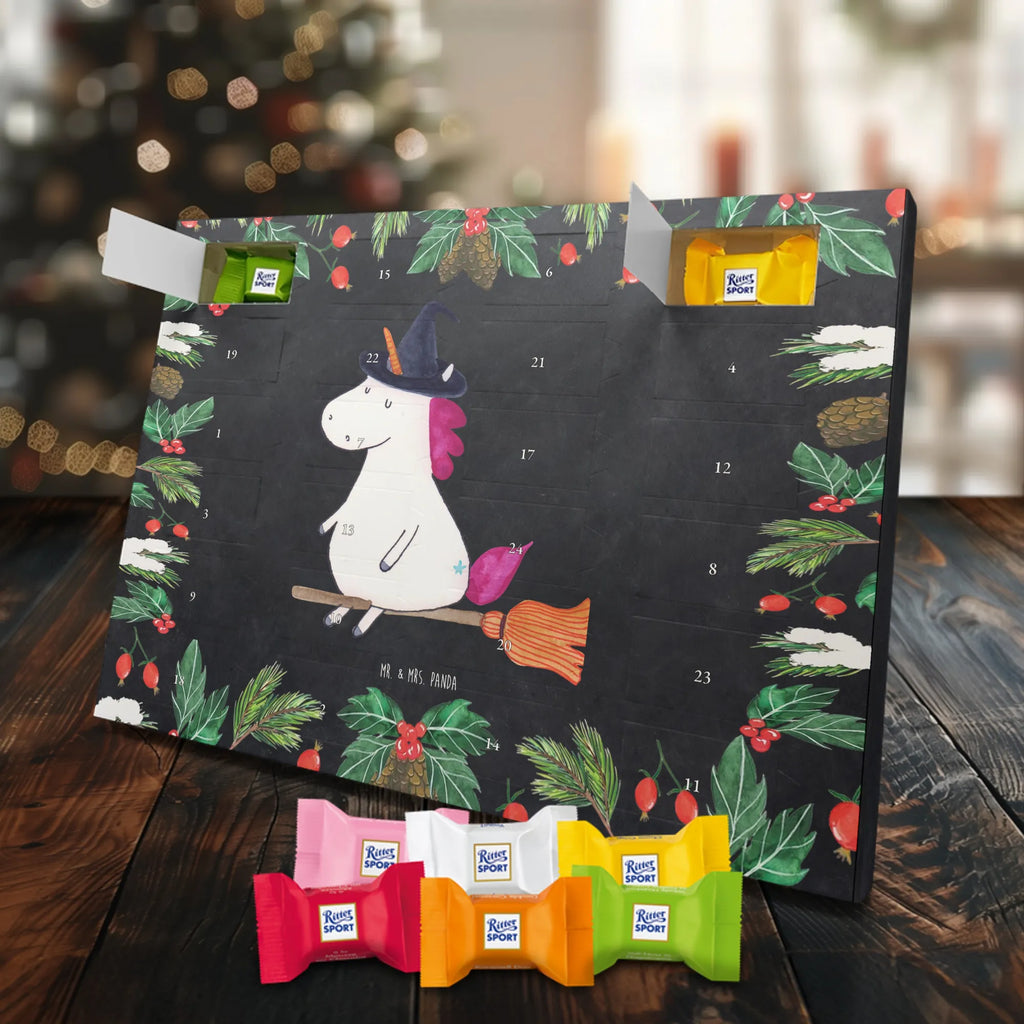Chocolate advent calendar unicorn Witch bad girl, mad, witch, wife gift, girlfriend present, devil, bitch