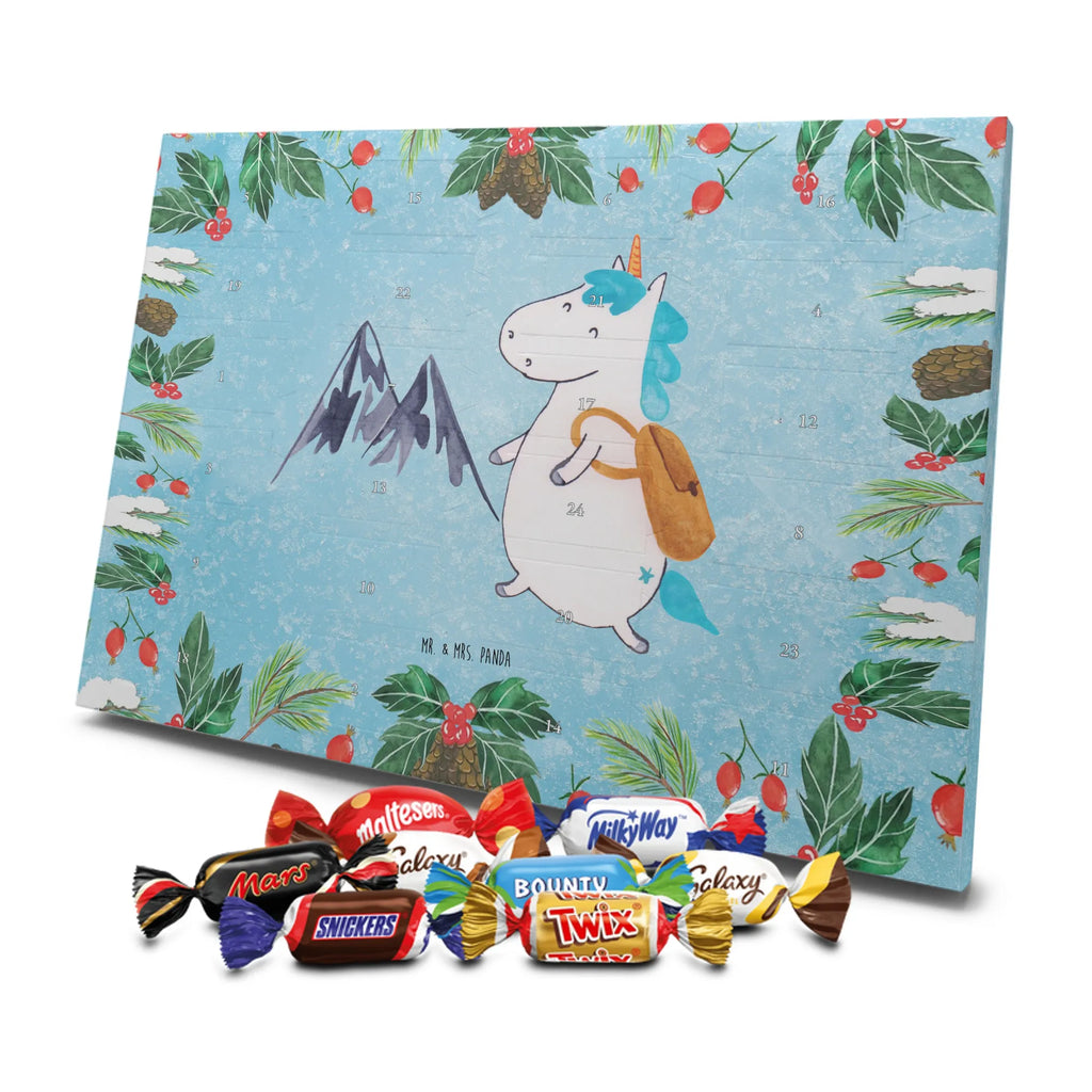 Chocolate advent calendar unicorn climber adventurer, travel, mountaineer, vacation, world traveler, adventure, mountains, world trip, explorer