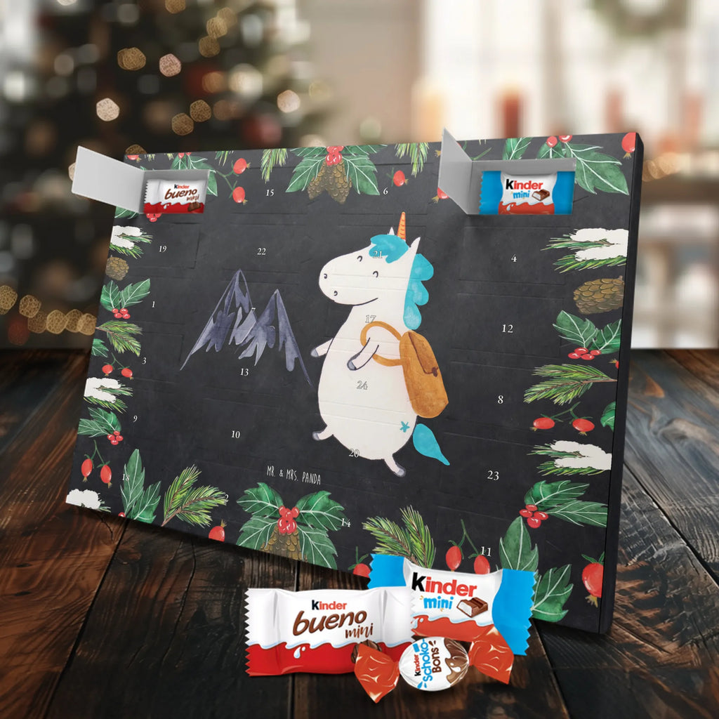 Chocolate advent calendar unicorn climber adventurer, travel, mountaineer, vacation, world traveler, adventure, mountains, world trip, explorer