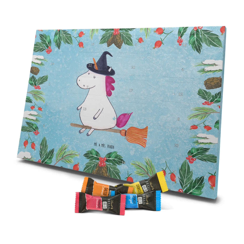 Chocolate advent calendar unicorn Witch bad girl, mad, witch, wife gift, girlfriend present, devil, bitch